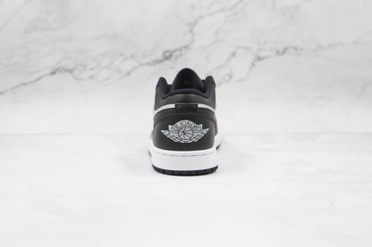 Jordan 1 Low Black Metallic Silver